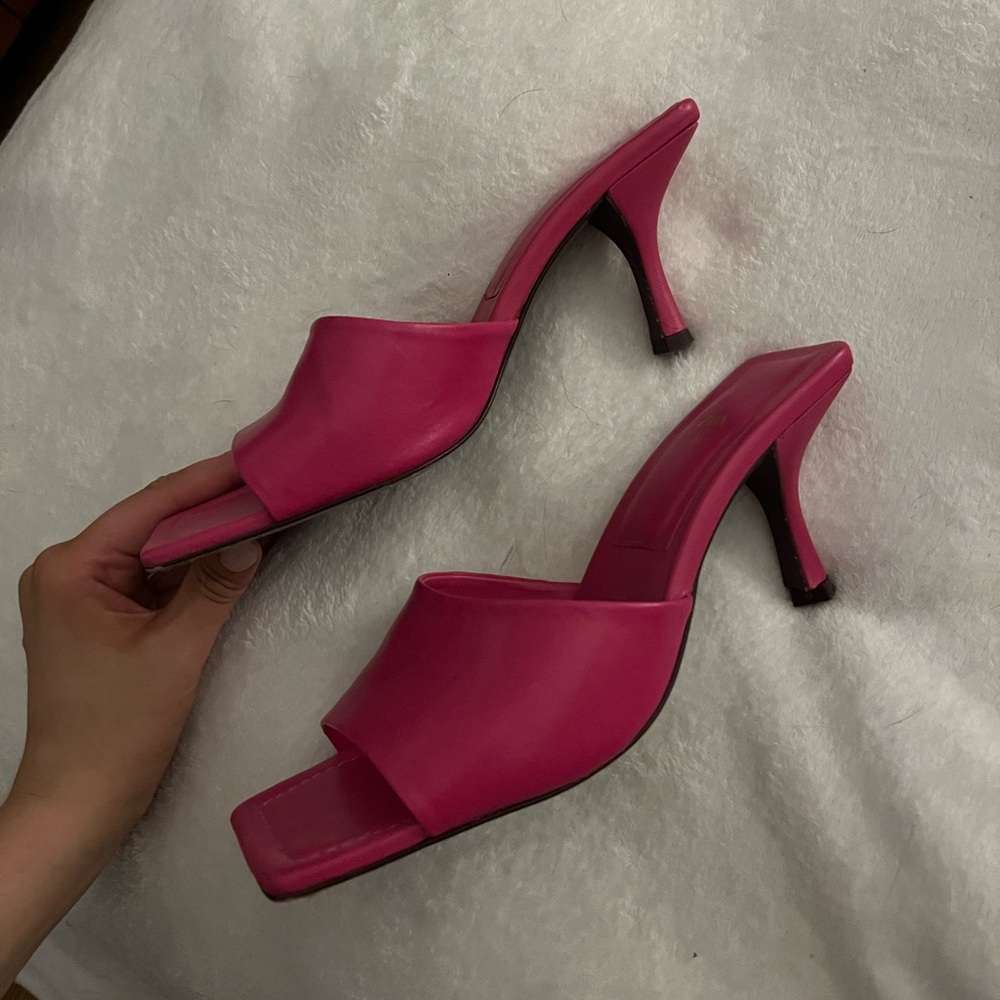 Zara Pink Kitten Heels